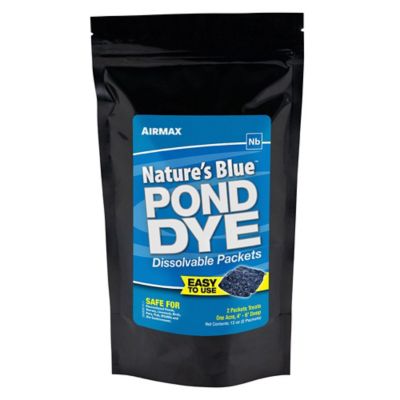 Airmax Nature's Blue Pond Dye Packets, 2-Pack