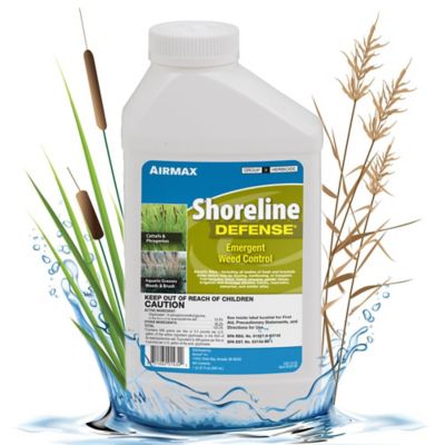 Airmax Shoreline Defense Cattail Control, Pond Treatment, 32 oz.