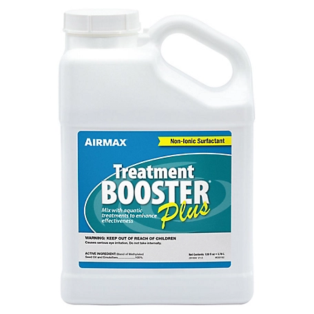 Airmax Treatment Booster Plus Aquatic Surfactant, Pond Treatment Enhancer, 1 gal.