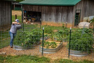 Image showing 7 th Tarter Galvanized Steel Raised Bed Garden Planter, 8 ft.