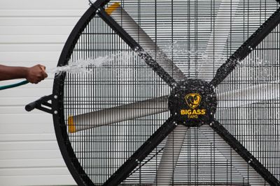 Image showing  6.5 ft. Variable Speed Indoor/Outdoor Black Jack Mobile Fan, 22,000 CFM