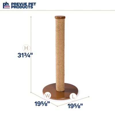 Image showing 6 th Prevue Pet Products Kitty Power Paws Tall Round Jute Cat Scratching Post, 31.75 in.
