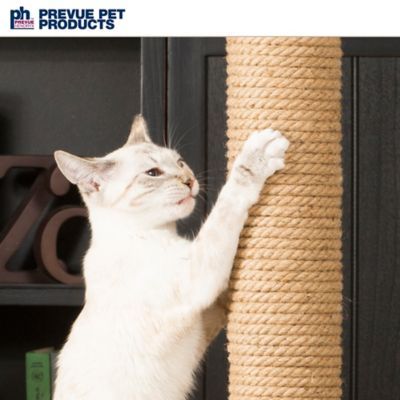 Image showing 7 th Prevue Pet Products Kitty Power Paws Tall Round Jute Cat Scratching Post, 31.75 in.