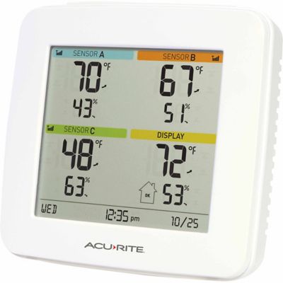 Image showing  Temperature and Humidity Station with 3 Sensors