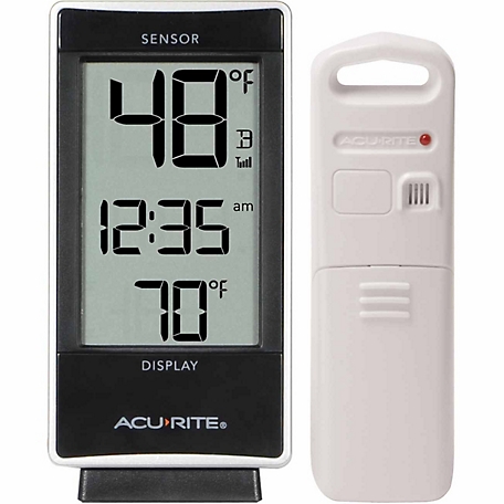 AcuRite Indoor/Outdoor Wireless Thermometer with Humidity and