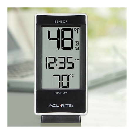 Buy AcuRite Digital Indoor And Outdoor Thermometer Gray