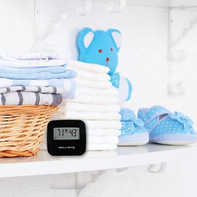 Image showing  Wireless Thermometer with Indoor/Outdoor Temperature and Humidity Sensor