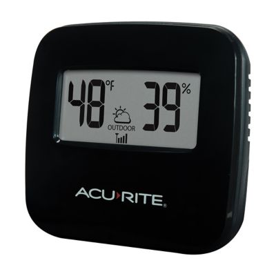 Image showing  Wireless Thermometer with Indoor/Outdoor Temperature and Humidity Sensor