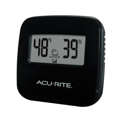 Image showing 6 th AcuRite Wireless Thermometer with Indoor/Outdoor Temperature and Humidity Sensor