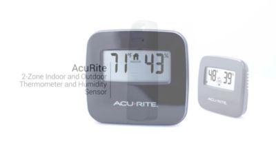Acurite 00592A4 Wireless Indoor/Outdoor Thermometer With Humidity Sensor 