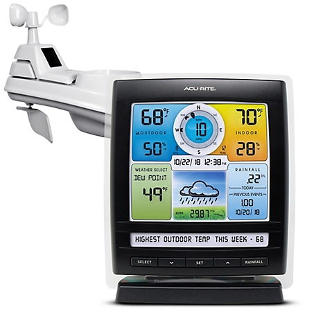 AcuRite Pro 5-in-1 Color Weather Station with Wind and Rain at Tractor  Supply Co.