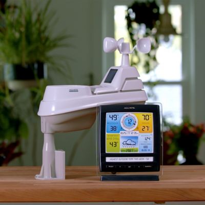 Image showing 6 th AcuRite Pro 5-in-1 Color Weather Station with Wind and Rain