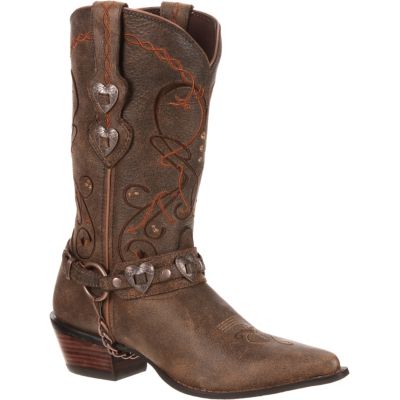 Durango Women's Crush Hearts Cowboy Boots, Dusk to Dawn, 11 in., 1-Pair