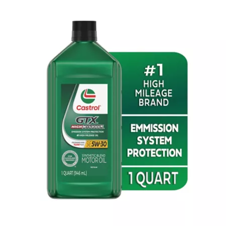 Castrol 1 pint 5W-30 GTX High Mileage Oil Motor Oils