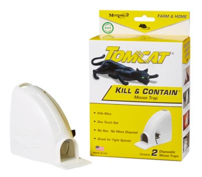 Tomcat Kill and Contain Mouse Traps, 2-Pack