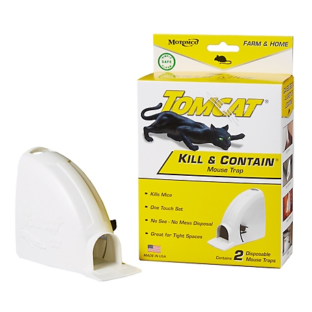 Tomcat Kill and Contain Mouse Traps, 2 pk.