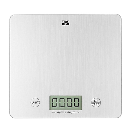 XL Silver Digital Kitchen Scale – Kalorik