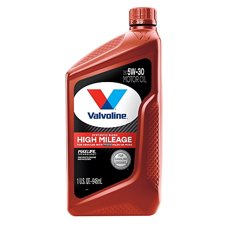 Valvoline 1 qt. 5W-30 High-Mileage with MaxLife Technology Motor Oil
