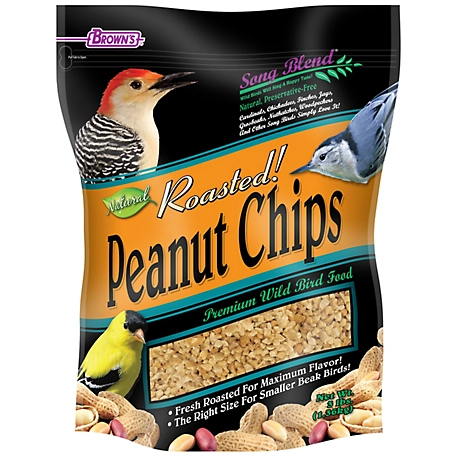 Brown's Song Blend Roasted Peanut Chips Premium Wild Bird Food, 3 lb.