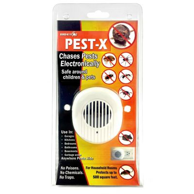 Bird-X Pest-X Electronic Ultrasonic Pest Repeller for Rodents, Mice and Insects, 500 sq. ft -  PX-110