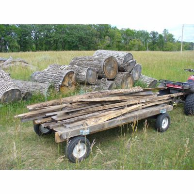 Image showing  Tow-Behind Heavy-Duty Utility Cart Trailer, 2,200 lb. Capacity