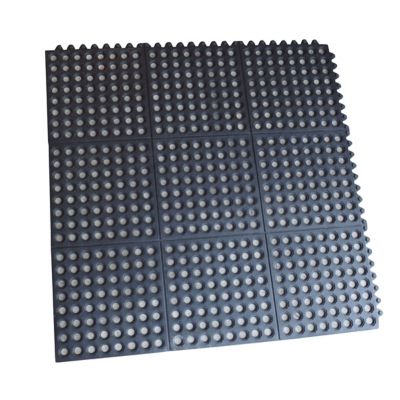 Image showing  Interlocking Rubber Mats, 3 ft. x 3 ft., 4-Pack