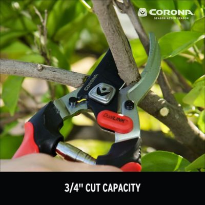Image showing  8 in. DualLINK Bypass Garden Pruner, 3/4 in. Cut Capacity
