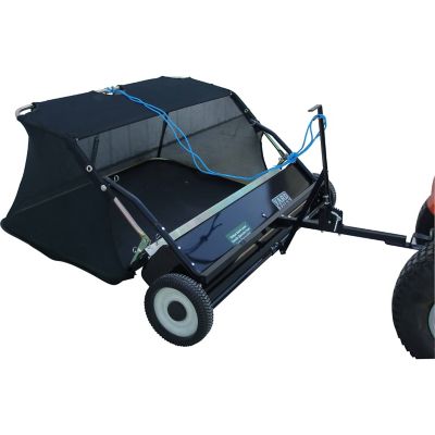 Image showing  Tow-Behind 48 in. 14.5 cu. ft. Quick-Assemble Lawn Sweeper