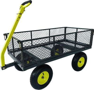 Yard Tuff 24 in. x 48 in. 2-in-1 Jumbo Wagon YTF-2448MS