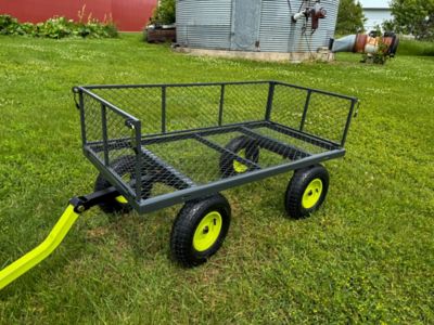 Image showing 6 th Yard Tuff 24 in. x 48 in. 2-in-1 Jumbo Wagon YTF-2448MS