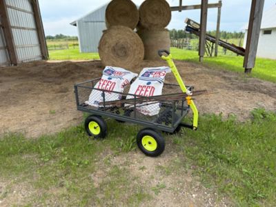 Image showing 8 th Yard Tuff 24 in. x 48 in. 2-in-1 Jumbo Wagon YTF-2448MS