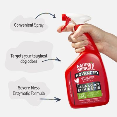 Image showing 5 th Nature's Miracle Advanced Dog Stain and Odor Eliminator, 32 oz. Spray