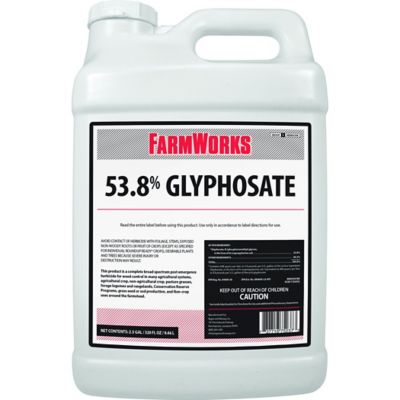 FarmWorks 2.5 gal. 53.8% Glyphosate Grass and Weed Killer