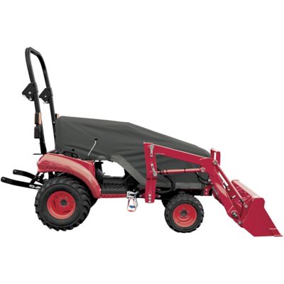 Image showing  76-5/16 in. x 23-13/16 in. Compact Utility Tractor Cover, Grey