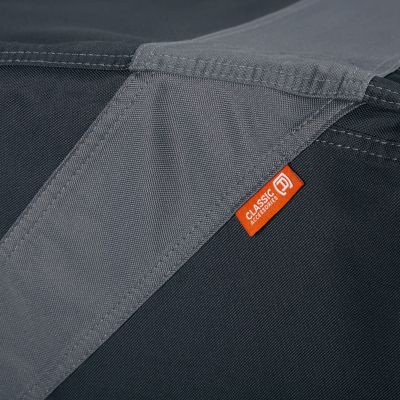 Image showing 8 th Classic Accessories 76-5/16 in. x 23-13/16 in. Compact Utility Tractor Cover, Grey