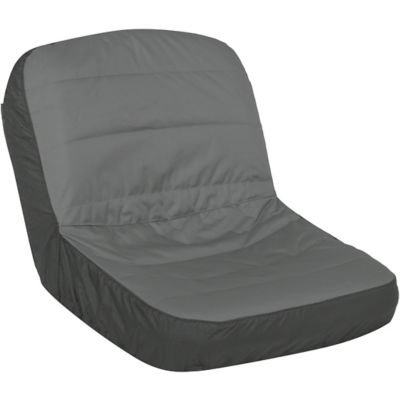 Classic Accessories Deluxe Tractor Seat Cover, Large, Black/Grey
