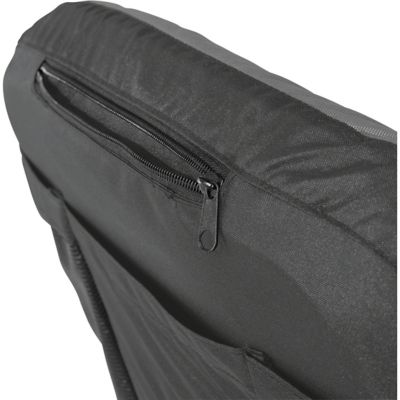 Image showing  Deluxe Tractor Seat Cover, Large, Black/Grey
