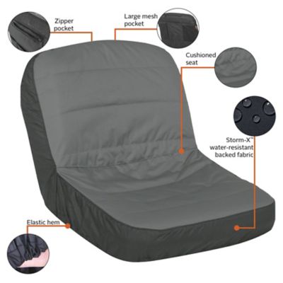 Cosmos HDC 53002 Tractor Heavy Duty Seat Cover in Grey 