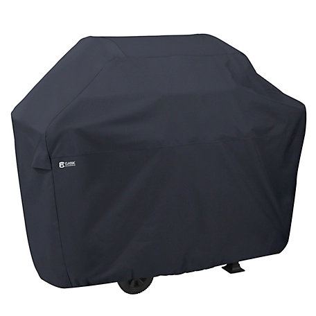Classic Accessories Patio BBQ Grill Cover, Large, Black