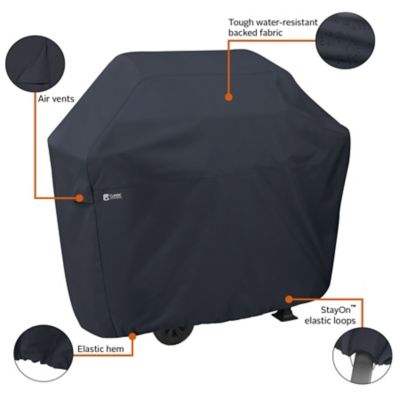 Image showing 5 th Classic Accessories X-Large Patio BBQ Grill Cover, Black