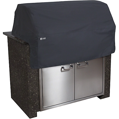 Classic Accessories Patio Built-In BBQ Grill Top Cover, X-Small, Black