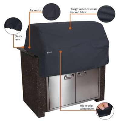 Image showing  Patio Built-In BBQ Grill Top Cover, X-Small, Black