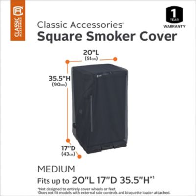Image showing  Square Smoker Cover, Black