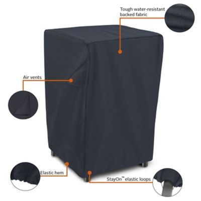 Image showing 5 th Classic Accessories Square Smoker Cover, Black