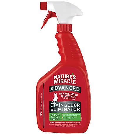 Nature's Miracle Advanced Cat Stain and Odor Eliminator Spray, 32 oz. at  Tractor Supply Co.
