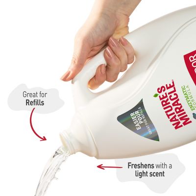 Image showing 6 th Nature's Miracle NM Dog Stain and Odor Remover, Tough on Urine, Feces, Vomit, Drool and Other Organic Stains and Odors, 128 oz.