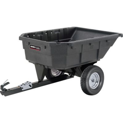 Ohio Steel 15 Cu Ft Poly Swivel Lawn Tractor Dump Cart At Tractor