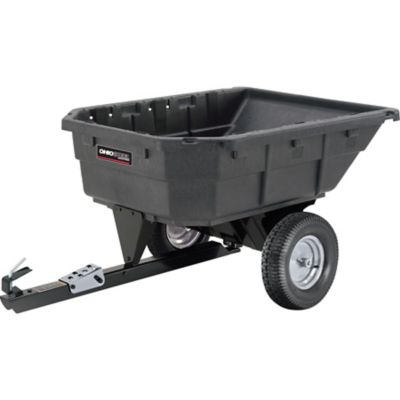 Ohio Steel Tow-Behind 15 cu. ft. Poly Swivel Lawn Tractor Dump Cart, 1,000 lb. Capacity