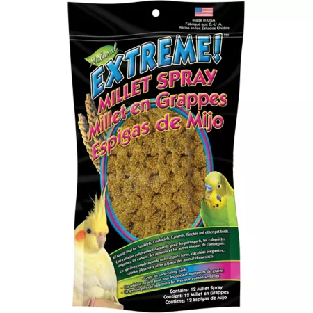 Brown's extreme! Natural Millet Spray Bird Treat 7 oz. Pet Bird Treats