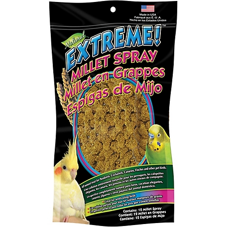 Brown's Extreme! Natural Millet Spray Bird Treat, 7 oz.
